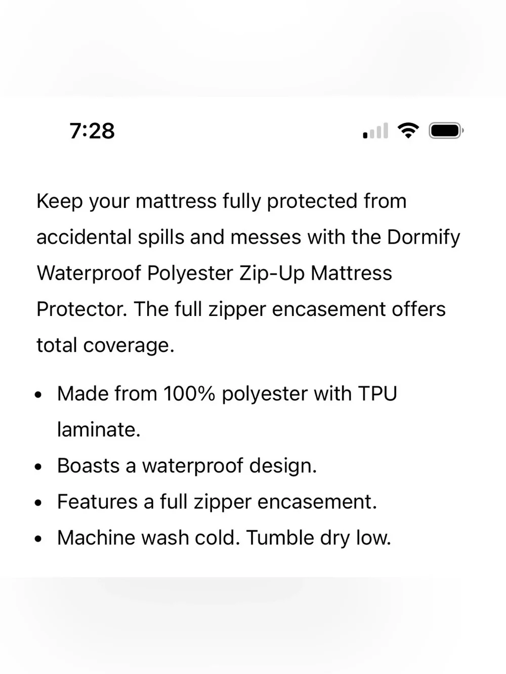 Dormify Waterproof Twin XL Mattress Protector - NWT - #3